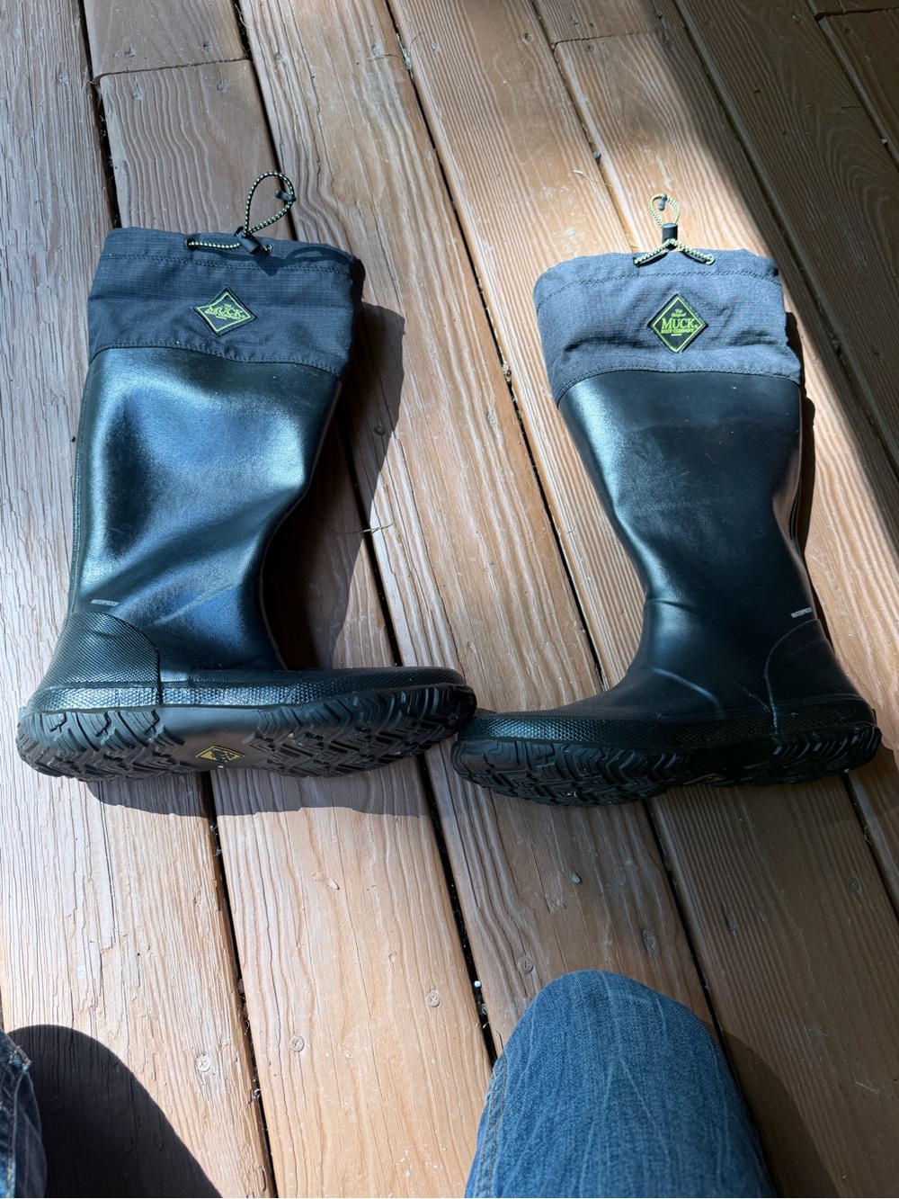 Muck Boot Co. Men's Black Waterproof Rain Boots